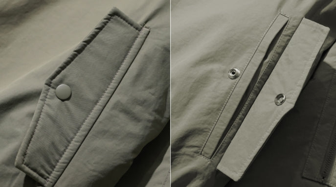 ダブルユーブイプロジェクト(WV PROJECT)  Warm Overfit MA-1 Jacket Khaki MJOT7413