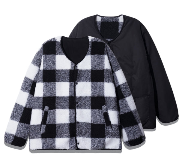 ダブルユーブイプロジェクト(WV PROJECT)  Cheki Reversible No-Color Jacket Black CJOT7430