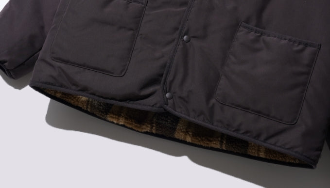 ダブルユーブイプロジェクト(WV PROJECT)  Cheki Reversible No-Color Jacket Brown CJOT7430