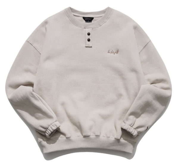 ダブルユーブイプロジェクト(WV PROJECT)  Baguette Sweatshirt Beige Gray JJMT7428