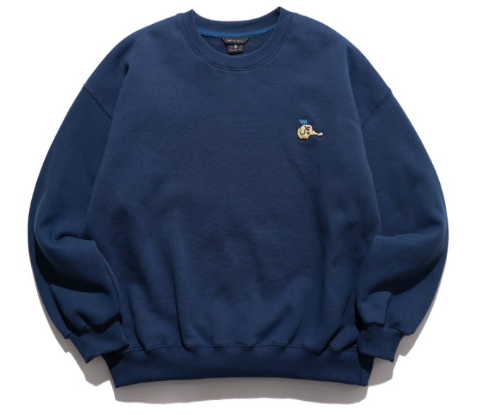 ダブルユーブイプロジェクト(WV PROJECT)  Looking Sweat Shirt Navy SMMT7445