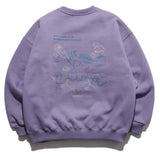 ダブルユーブイプロジェクト(WV PROJECT)  Looking Sweat Shirt lavender SMMT7445