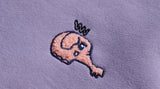 ダブルユーブイプロジェクト(WV PROJECT)  Looking Sweat Shirt lavender SMMT7445
