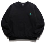 ダブルユーブイプロジェクト(WV PROJECT)  Looking Sweat Shirt Black SMMT7445