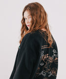 ダブルユーブイプロジェクト(WV PROJECT)  Looking Sweat Shirt Black SMMT7445