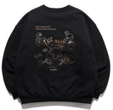 ダブルユーブイプロジェクト(WV PROJECT)  Looking Sweat Shirt Black SMMT7445