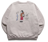 ダブルユーブイプロジェクト(WV PROJECT) Brave Heart Sweat Shirt Light Beige SMMT7443