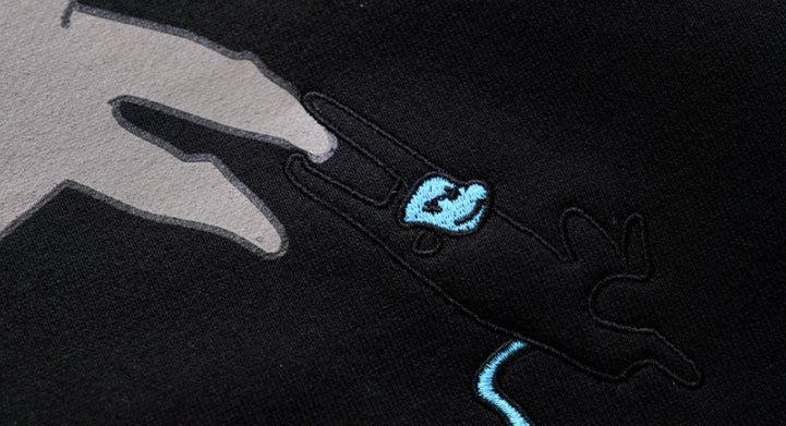 ダブルユーブイプロジェクト(WV PROJECT) Friends Sweat Shirt Black SMMT7440
