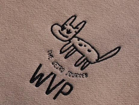 ダブルユーブイプロジェクト(WV PROJECT) Friends Sweat Shirt Cocoa SMMT7440