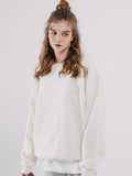 ダブルユーブイプロジェクト(WV PROJECT) Friends Sweat Shirt Cream SMMT7440
