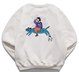 ダブルユーブイプロジェクト(WV PROJECT) Friends Sweat Shirt Cream SMMT7440