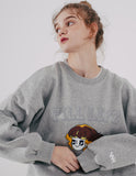 ダブルユーブイプロジェクト(WV PROJECT) Wonder Sweat Shirt Gray SMMT7444
