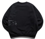 ダブルユーブイプロジェクト(WV PROJECT) Wonder Sweat Shirt Black SMMT7444