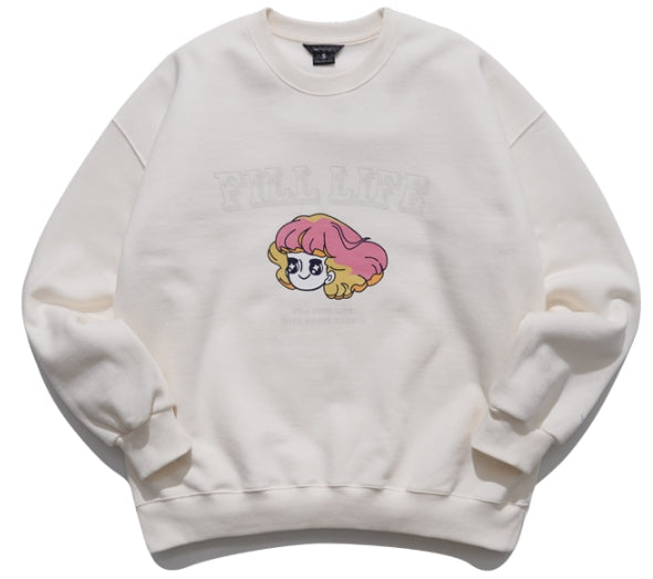 ダブルユーブイプロジェクト(WV PROJECT) Wonder Sweat Shirt Cream SMMT7444