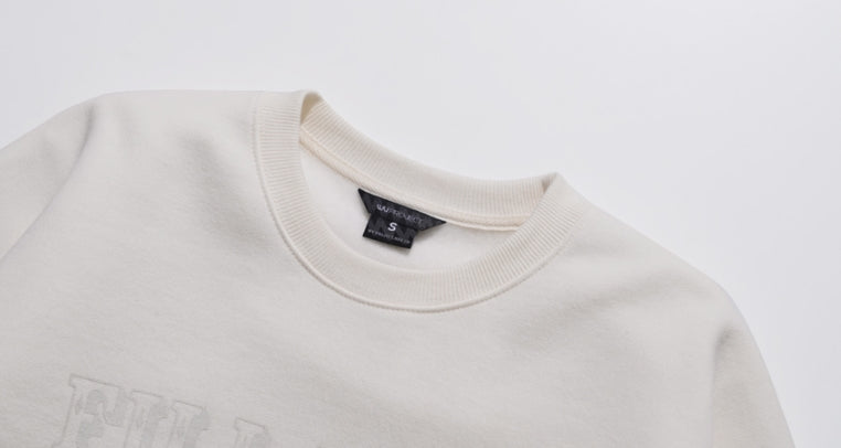ダブルユーブイプロジェクト(WV PROJECT) Wonder Sweat Shirt Cream SMMT7444