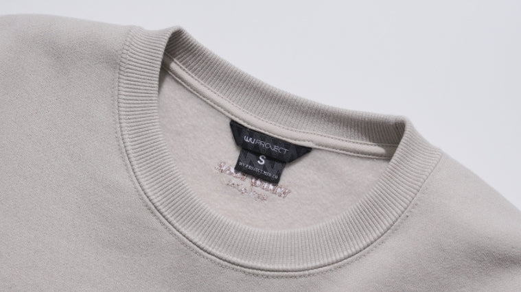 ダブルユーブイプロジェクト(WV PROJECT) Bearp Sweat Shirt Gray Beige MJMT7449