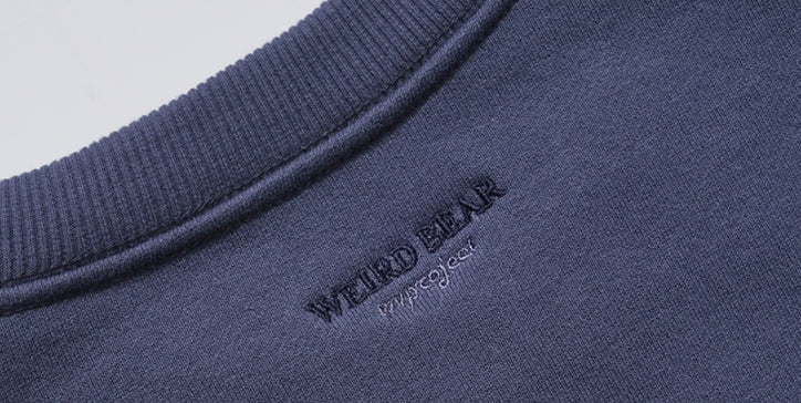 ダブルユーブイプロジェクト(WV PROJECT) Bearp Sweat Shirt Navy MJMT7449