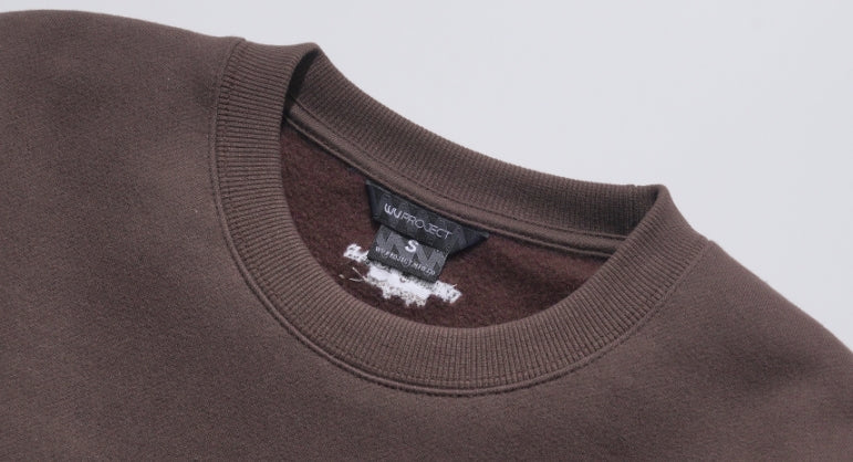 ダブルユーブイプロジェクト(WV PROJECT) Bearp Sweat Shirt Brown MJMT7449