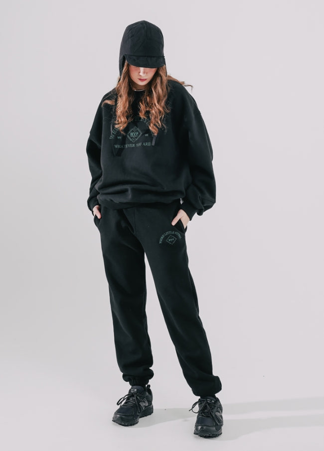 ダブルユーブイプロジェクト(WV PROJECT) Freny Lounge Sweatpants Black CJLP7442