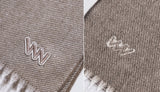 ダブルユーブイプロジェクト(WV PROJECT) Creamy Check Muffler Beige CJAC7457