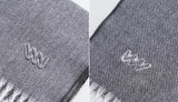 ダブルユーブイプロジェクト(WV PROJECT) Creamy Check Muffler Charcoal CJAC7457