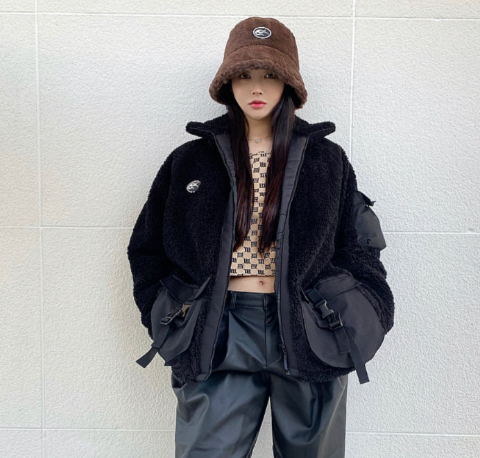 トレンディウビ(Trendywoobi) SIGNATURE fleece jacket