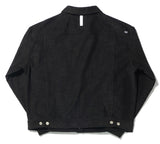 NOMANUAL(ノーマニュアル) CORDUROY SET-UP JACKET - BLACK
