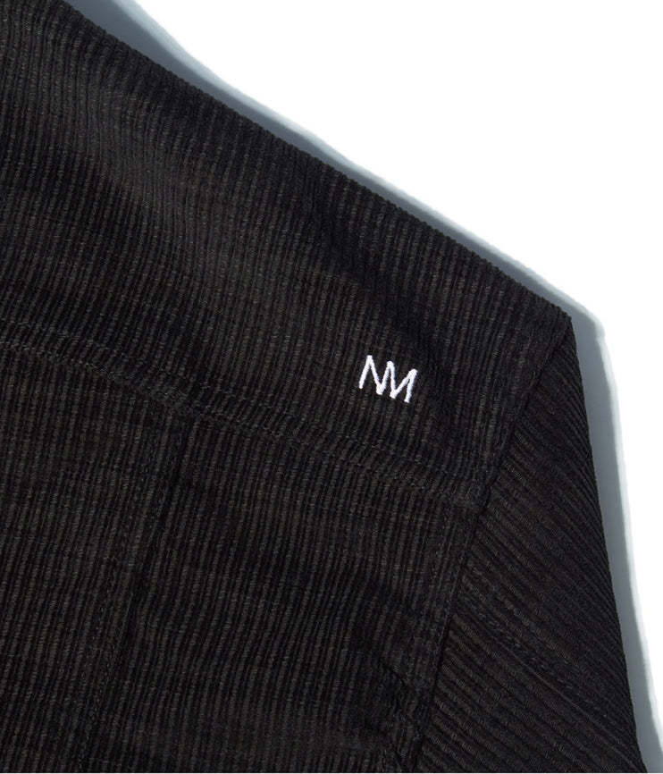 NOMANUAL(ノーマニュアル) CORDUROY SET-UP JACKET - BLACK