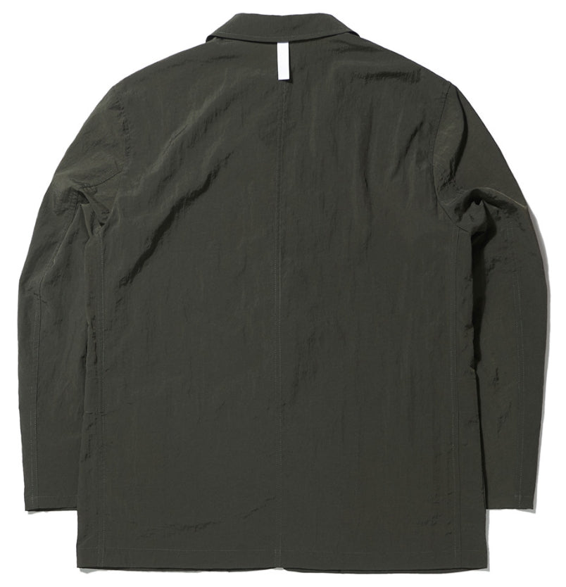 NOMANUAL(ノーマニュアル) NYLON SET-UP JACKET - KHAKI