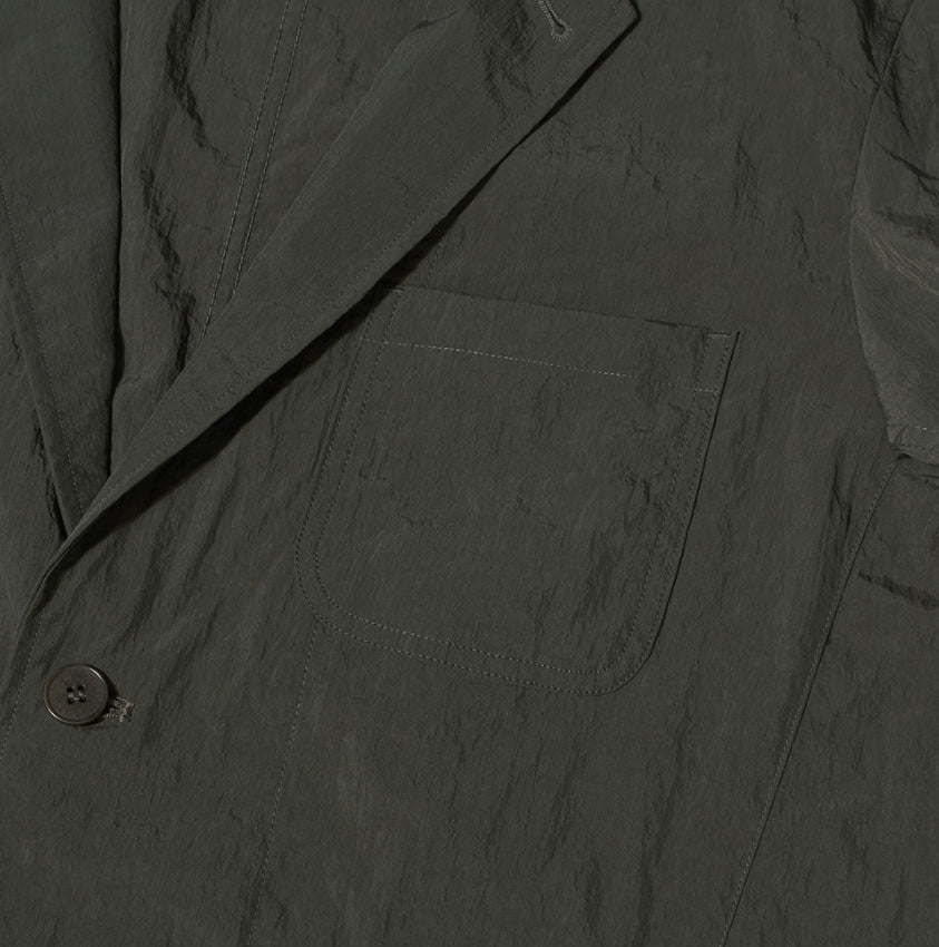 NOMANUAL(ノーマニュアル) NYLON SET-UP JACKET - KHAKI
