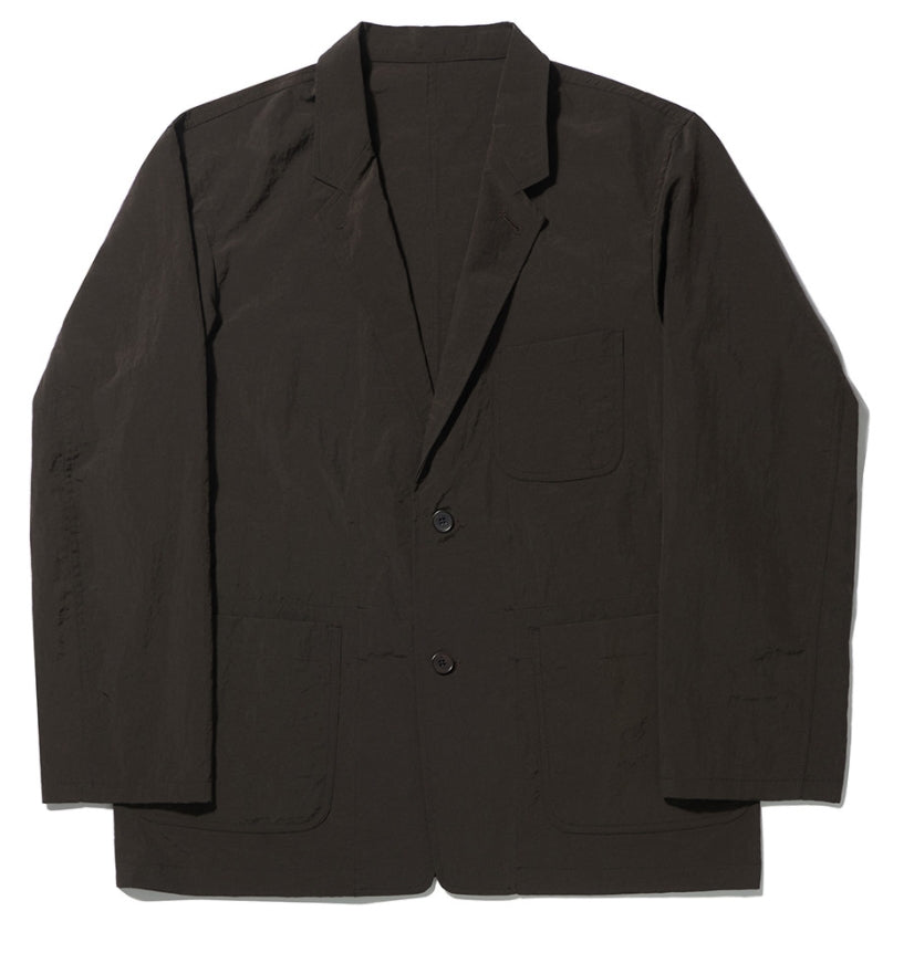 NOMANUAL(ノーマニュアル) NYLON SET-UP JACKET - BROWN