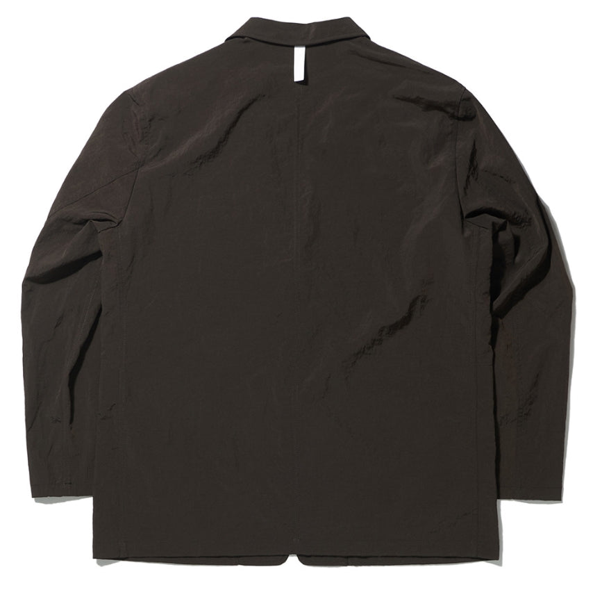 NOMANUAL(ノーマニュアル) NYLON SET-UP JACKET - BROWN