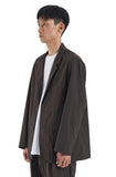 NOMANUAL(ノーマニュアル) NYLON SET-UP JACKET - BROWN