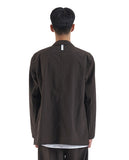 NOMANUAL(ノーマニュアル) NYLON SET-UP JACKET - BROWN