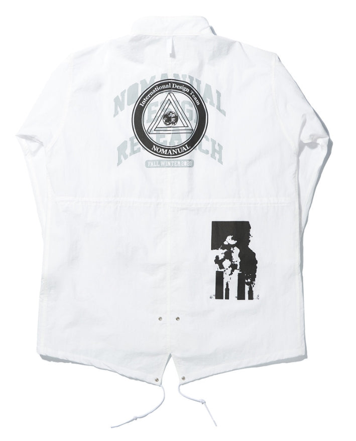 NOMANUAL(ノーマニュアル) A.GPH M-65 JACKET - WHITE