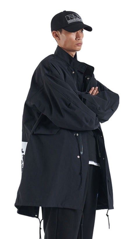 NOMANUAL(ノーマニュアル) A.GPH M-65 JACKET - BLACK