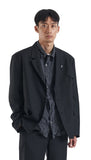 NOMANUAL(ノーマニュアル) D.F BLAZER JACKET - BLACK