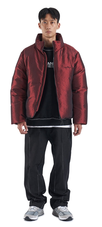 NOMANUAL(ノーマニュアル) GOOSE DOWN PUFFER JACKET - RED