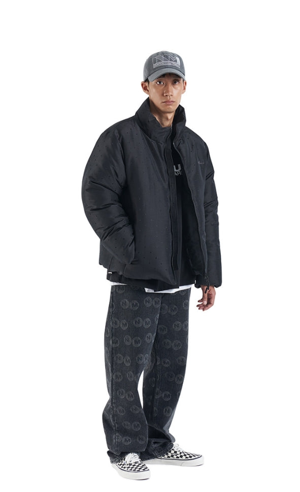 NOMANUAL(ノーマニュアル) GOOSE DOWN PUFFER JACKET - BLACK
