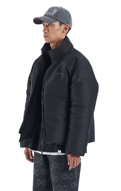 NOMANUAL(ノーマニュアル) GOOSE DOWN PUFFER JACKET - BLACK