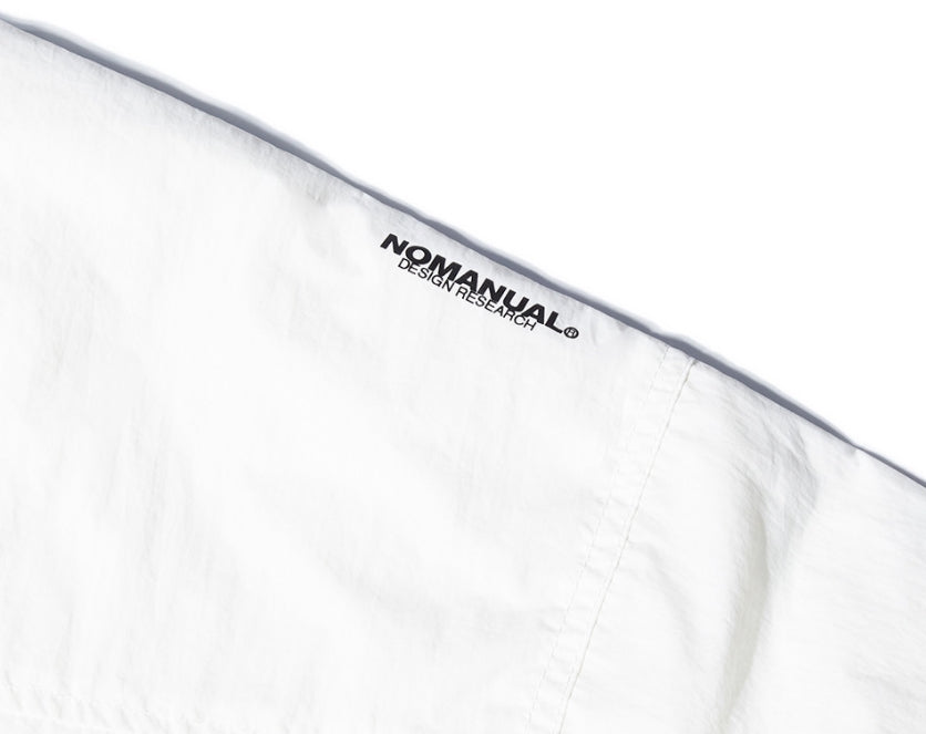 NOMANUAL(ノーマニュアル) PADDED SHIRT JACKET - WHITE