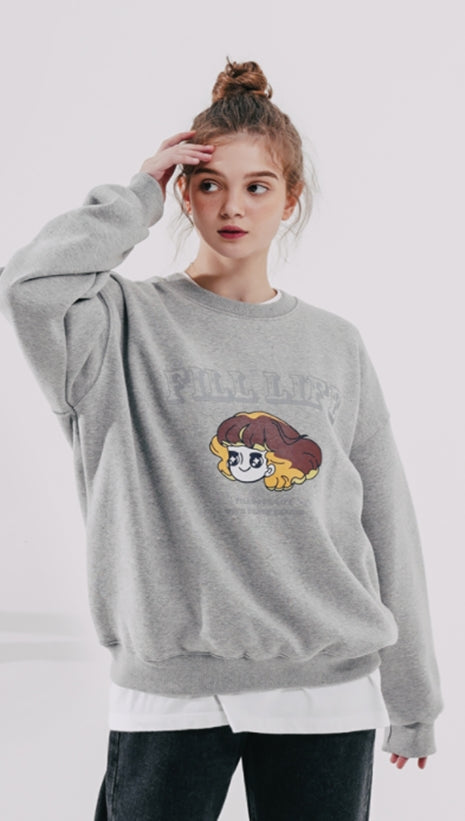 ダブルユーブイプロジェクト(WV PROJECT) Wonder Sweat Shirt Gray SMMT7444