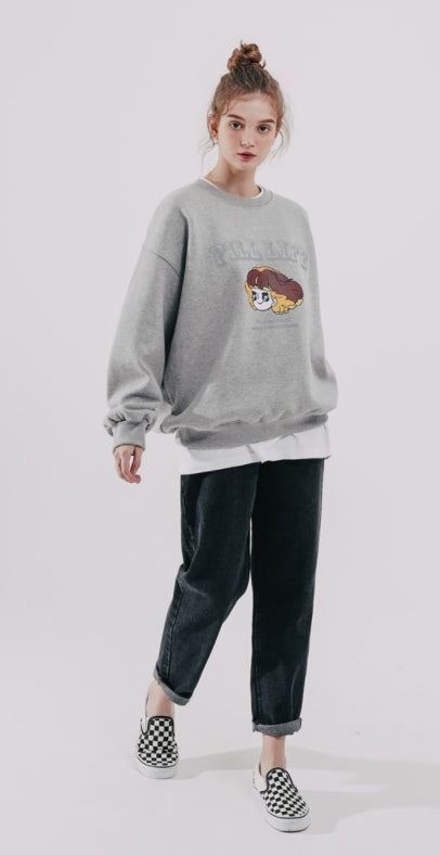 ダブルユーブイプロジェクト(WV PROJECT) Wonder Sweat Shirt Gray SMMT7444