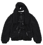 nache(ナチェ) HAIRY RIBBON CARDIGAN
