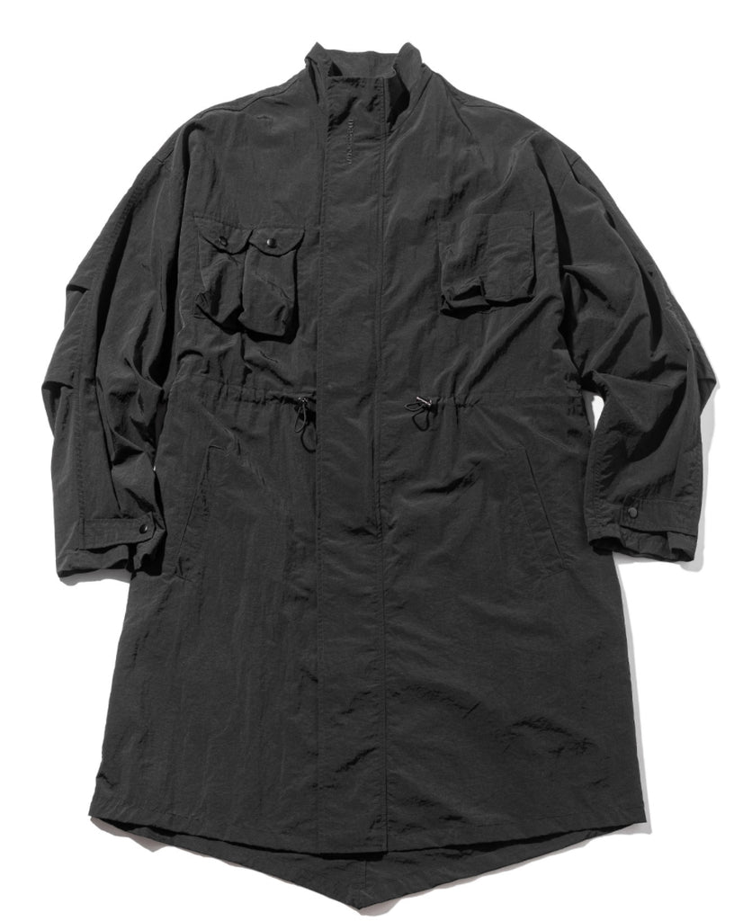 マスノウン(MASSNOUN)  LAYERED M-65 FISHTAIL COAT MFZCT002-BK