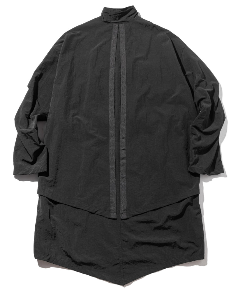 マスノウン(MASSNOUN)  LAYERED M-65 FISHTAIL COAT MFZCT002-BK