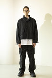 マスノウン(MASSNOUN)  DETACHABLE NYLON COAT MFZCT003-BK