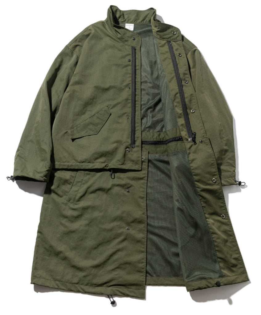 マスノウン(MASSNOUN)   DETACHABLE NYLON COAT MFZCT003-KK
