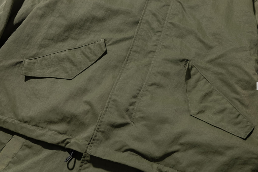 マスノウン(MASSNOUN)   DETACHABLE NYLON COAT MFZCT003-KK