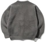 マスノウン(MASSNOUN)   ANGORA WOOL MOHAIR CARDIGAN MFZCD001-DK